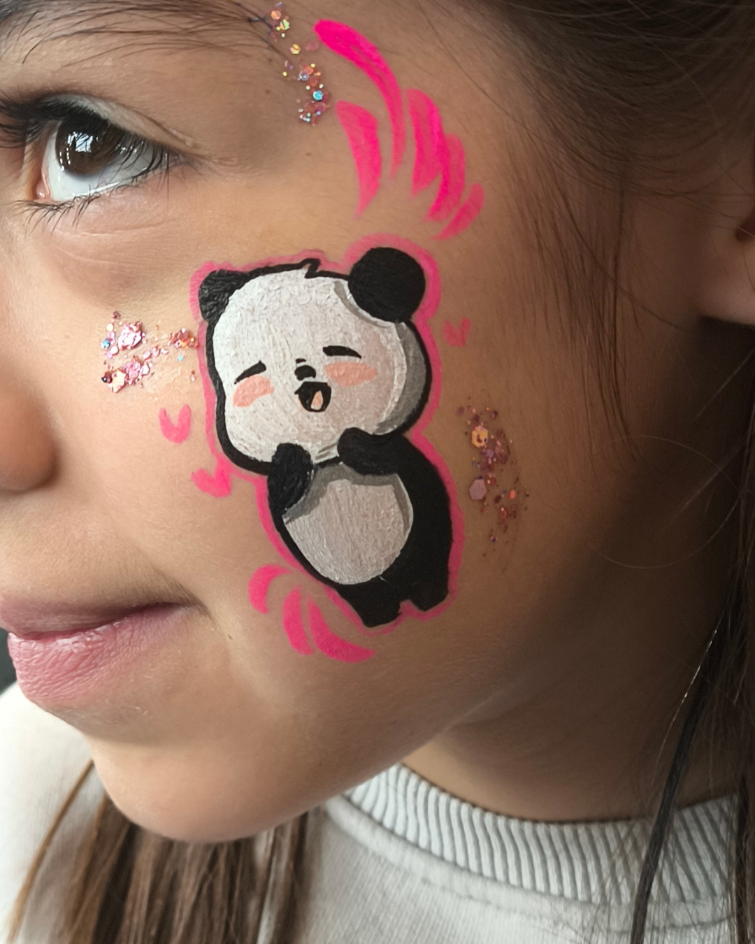 Pintura panda infantil